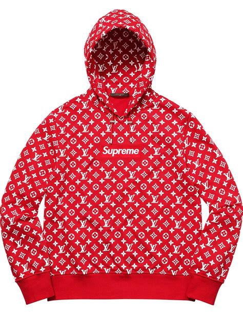 supreme all over monogram hoody.